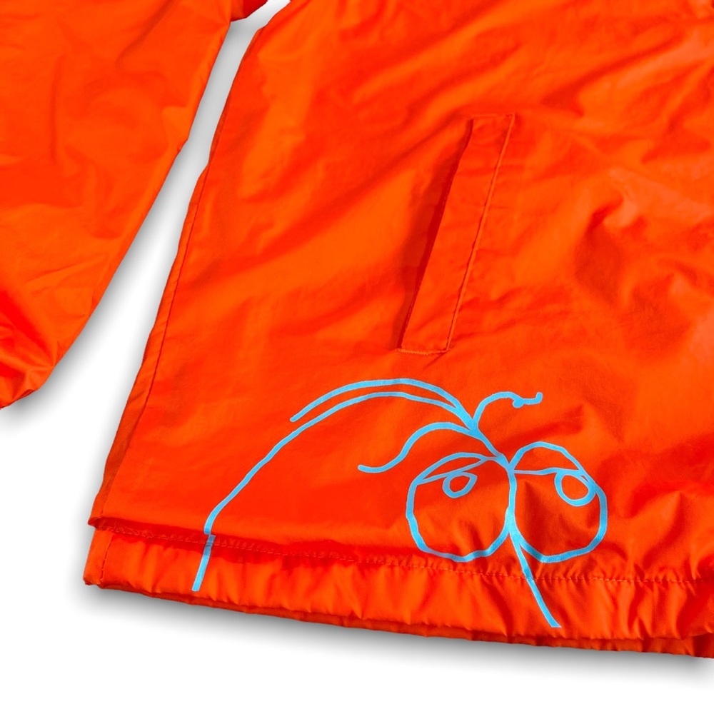 Orange Illegal Civ Button Up Jacket - image 2